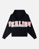COLLEGE TEAM HOODIE V2 MIDNIGHT PEACH