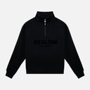 IDOL HALF ZIP SWEATER BLACK