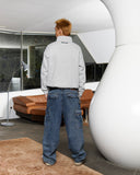 ELITE HALF ZIP SWEATER CLOUD GREY