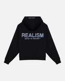 GLIMMER LOGO HOODIE BLACK ICE