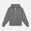 RADIANT ZIP HOODIE COOL GREY