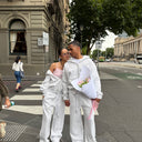 REAL LOVE SWEATPANTS SNOW MARLE