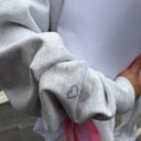 REAL LOVE ZIP HOODIE SNOW MARLE