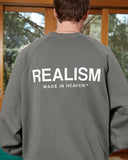 HEAVEN LOGO CREWNECK COOL GREY