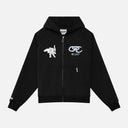 APOLLO ZIP HOODIE BLACK
