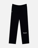 HEAVEN LOGO SWEATPANTS OPEN LEG BLACK