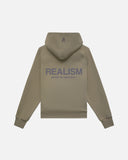 HEAVEN LOGO REFLECTIVE HOODIE CEMENT