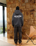 COURT BOXY HOODIE GRAPHITE