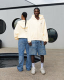 STUDIO ZIP HOODIE CLOUD