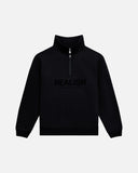 ELITE HALF ZIP SWEATER BLACK