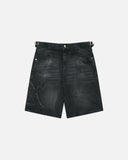 VIVANT DENIM SHORTS WASHED BLACK