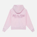 GLIMMER LOGO ZIP HOODIE POWDER PINK