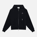 REALISM X DERRIMUT GYM OLD SCHOOL ECHO ZIP HOODIE BLACK