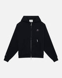 REALISM X DERRIMUT GYM OLD SCHOOL ECHO ZIP HOODIE BLACK