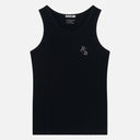 REALISM X DERRIMUT GYM R+D RIBBED TANK TOP BLACK