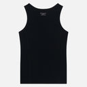 REALISM X DERRIMUT GYM R+D RIBBED TANK TOP BLACK