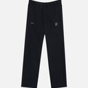 REALISM X DERRIMUT GYM OLD SCHOOL OPEN LEG SWEATPANTS BLACK