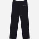 REALISM X DERRIMUT GYM OLD SCHOOL OPEN LEG SWEATPANTS BLACK