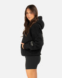 COURT BOXY HOODIE BLACK V2