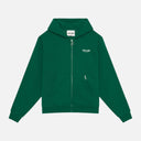 STUDIO ZIP HOODIE PINE GREEN