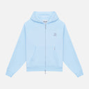 REALISM X DERRIMUT GYM OLD SCHOOL ECHO ZIP HOODIE BABY BLUE
