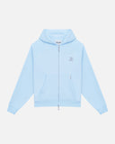 REALISM X DERRIMUT GYM OLD SCHOOL ECHO ZIP HOODIE BABY BLUE