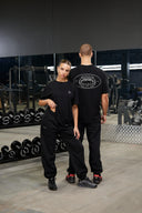 REALISM X DERRIMUT GYM OLD SCHOOL ECHO SWEATPANTS BLACK