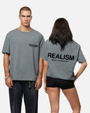 HEAVEN LOGO TEE DARK HEATHER