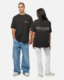 HEAVEN LOGO REFLECTIVE TEE MOON ASH