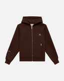 RADIANT ZIP HOODIE MOCHA
