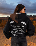 HOMECOMING ZIP HOODIE BLACK