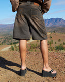 VIVANT DENIM SHORTS TINTED MUD