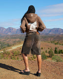 VIVANT DENIM SHORTS TINTED MUD