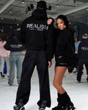 GLIMMER LOGO HOODIE BLACK