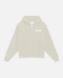 HEAVEN LOGO ZIP HOODIE WHEAT