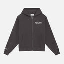 HEAVEN LOGO ZIP HOODIE ASPHALT