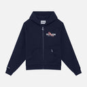 STRIDE ZIP HOODIE NAVY