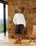 HEAVEN LOGO CREWNECK OATMEAL