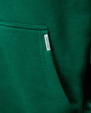 STUDIO ZIP HOODIE PINE GREEN