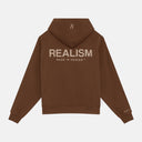 HEAVEN LOGO ZIP HOODIE MOCHA