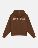 HEAVEN LOGO ZIP HOODIE MOCHA