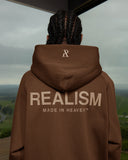 HEAVEN LOGO ZIP HOODIE MOCHA